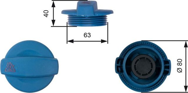 КРЫШКА ДЛЯ РАДИАТОРА Gates. Артикул RC237