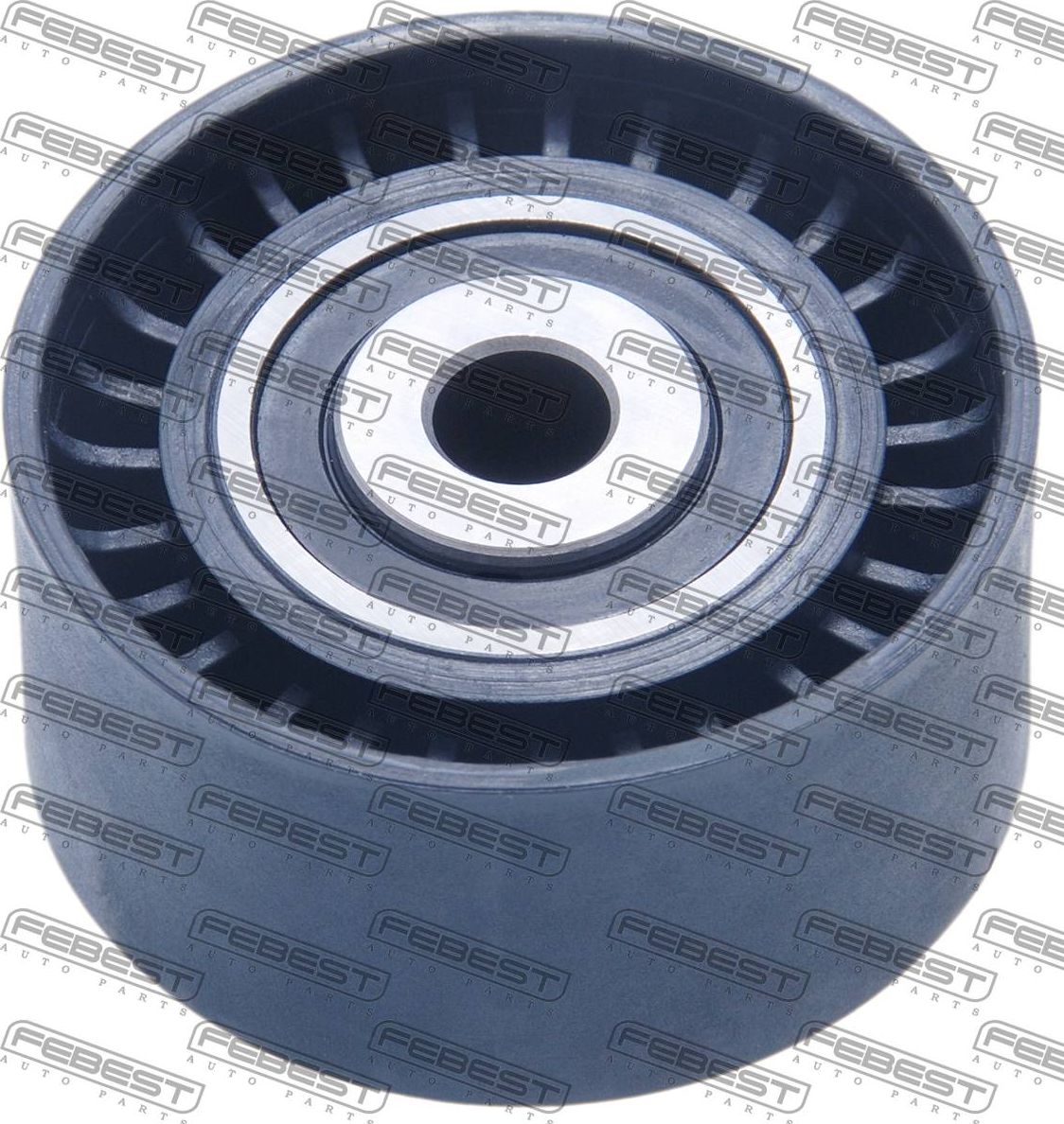 Направляющий (ведущий) ролик приводного поликлинового ремня Febest. Артикул 0288-JJ10E