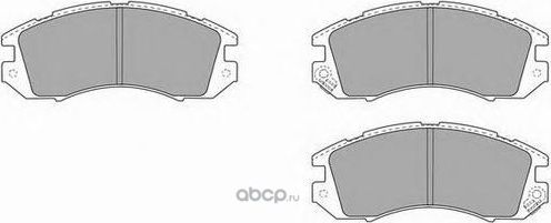 Колодки тормозные дисковые (Simer) Simer. Артикул 544