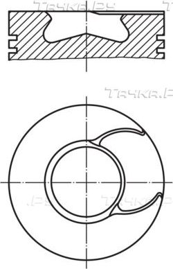 Поршневая група Mahle. Артикул 213 67 00