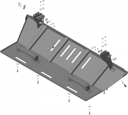 Защита Мотодор для радиатора Iveco Trakker 2004-2026. Артикул 26905