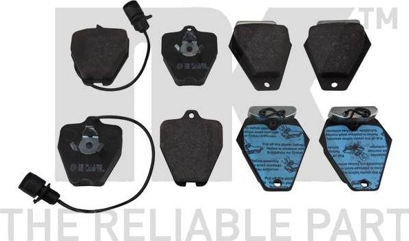 Тормозные колодки NK. Артикул 224744