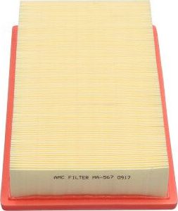 Воздушный фильтр AMC Filter для Mazda 626 IV (GE) 1992-1997. Артикул MA-567