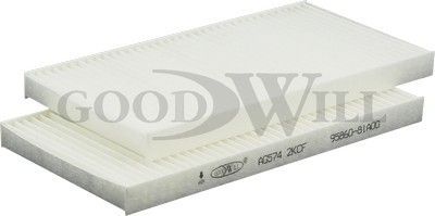 Салонный фильтр GoodWill. Артикул AG 574 2K CF