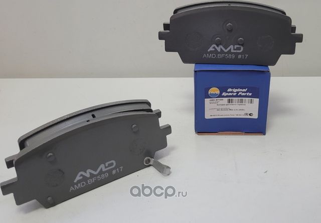 Колодка дискового тормоза 58101-P2A70/AMD.BF589 AMD AMD. Артикул AMDBF589