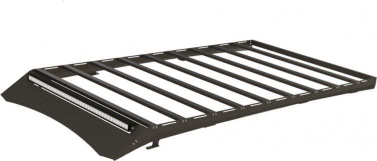 Экспедиционный багажник STC для Toyota Land Cruiser Prado 150 2009-2026 с балкой дальнего света. Артикул STC-TLCP150-TR-L1