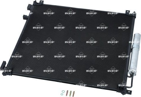Радиатор кондиционера (конденсатор) NRF EASY FIT для Land Rover Discovery V 2016-2026. Артикул 350604