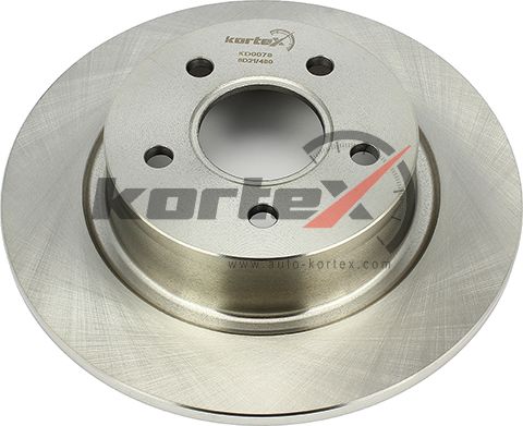 Диск тормозной задний (Kortex). Артикул KD0078