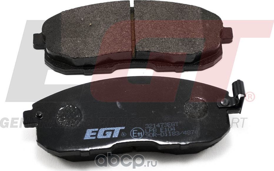 Колодки тормозные дисковые (EGT). Артикул 321473EGT