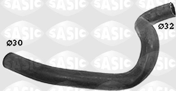 Патрубок радиатора (системы охлаждения) Sasic правый верхний для Citroen BX 1984-1994. Артикул SWH0319