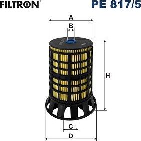 Топливный фильтр Filtron. Артикул PE 817/5