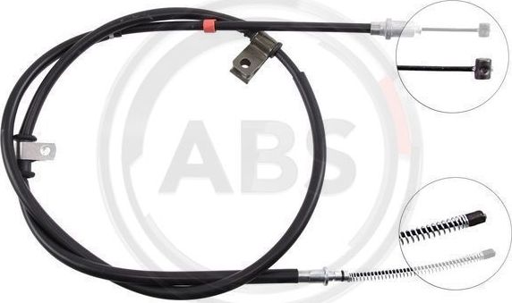 Трос ручника (тросик ручного тормоза) ABS. Артикул K14878