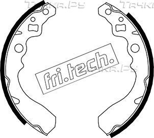 Тормозные колодки fri.tech. задние для Daihatsu Move I 1997-1999. Артикул 1026.340