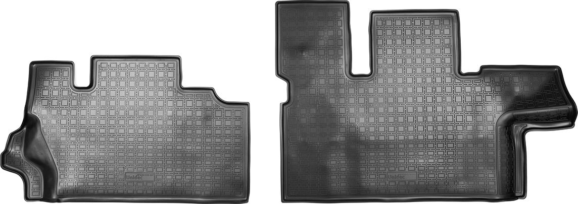 Коврики Норпласт задние для салона ГАЗ Газель Next (7-ми местная кабина, цельнометаллический фургон) 2016-2026. Артикул NPA00-C23-207