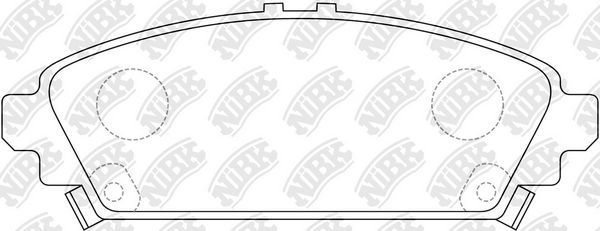 Тормозные колодки NiBK. Артикул PN8526