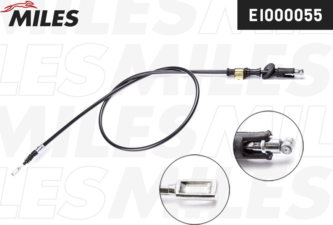 Трос ручника (тросик ручного тормоза) Miles. Артикул EI000055