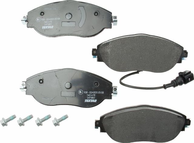 Тормозные колодки Textar Q+ передние для SEAT Alhambra II 2010-2026. Артикул 2473801
