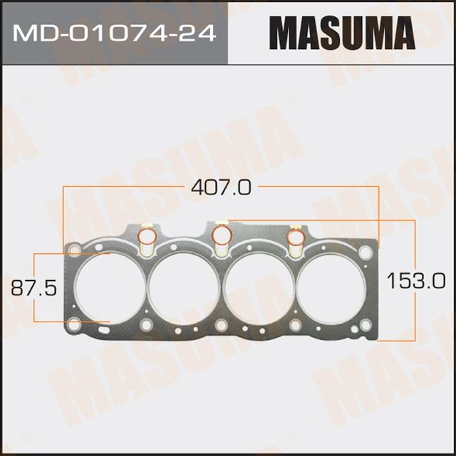Прокладка ГБЦ Masuma. Артикул MD-01074-24