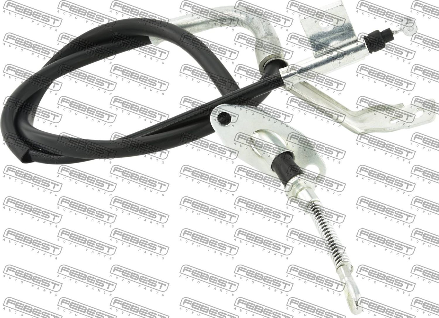 Трос ручника (тросик ручного тормоза) Febest. Артикул 14100-ACTRH