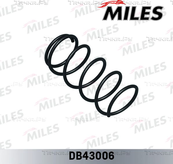 Пружина подвески Miles передняя для Nissan Tiida I 2007-2012. Артикул DB43006
