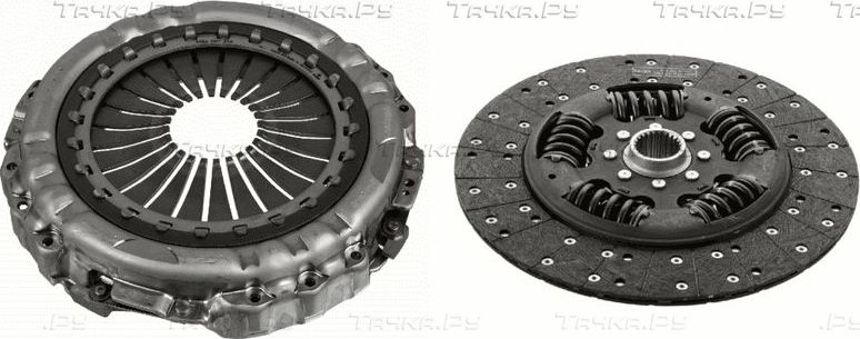 Сцепление (комплект) SACHS для Volvo 9700 2016-2026. Артикул 3400 700 601
