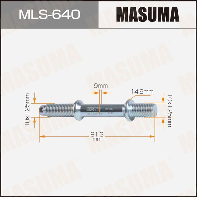 Болт выхлопной системы MASUMA Nissan. Артикул MLS640