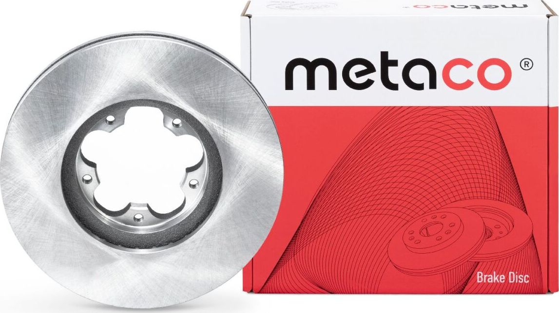 Диск тормозной передний вентилируемый (Metaco). Артикул 3050433