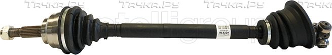 Полуось (привод в сборе, приводной вал) Metelli. Артикул 17-0413