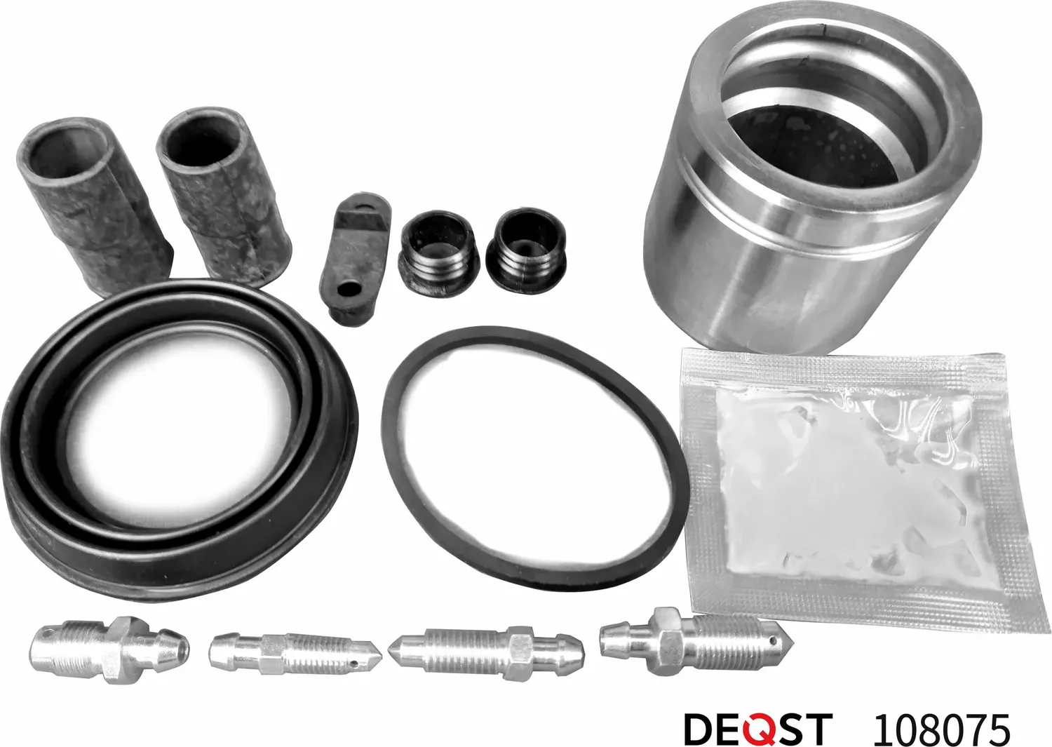 Ремкомплект тормозного суппорта с поршнем переднего (Поршень O 57 mm  суппорт ATE). AUDI A4 07-15 /  (Deqst). Артикул 108075