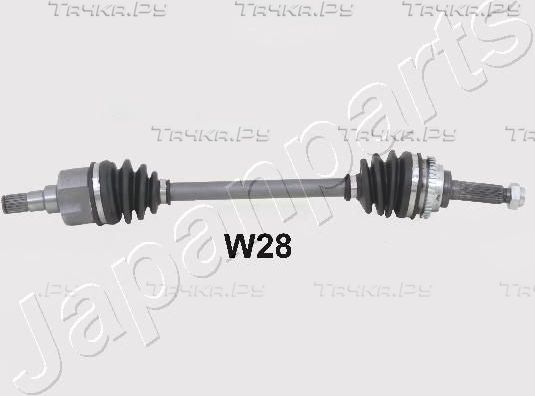 Полуось (привод в сборе, приводной вал) Japanparts. Артикул GI-W28