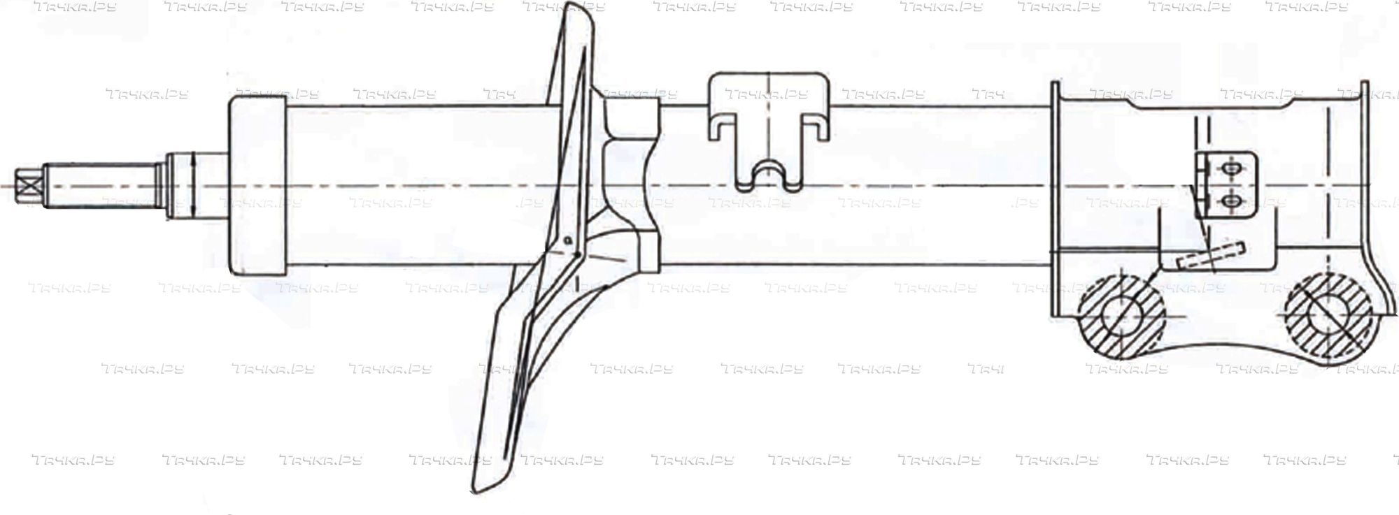 Амортизатор CTR. Артикул GY0305G