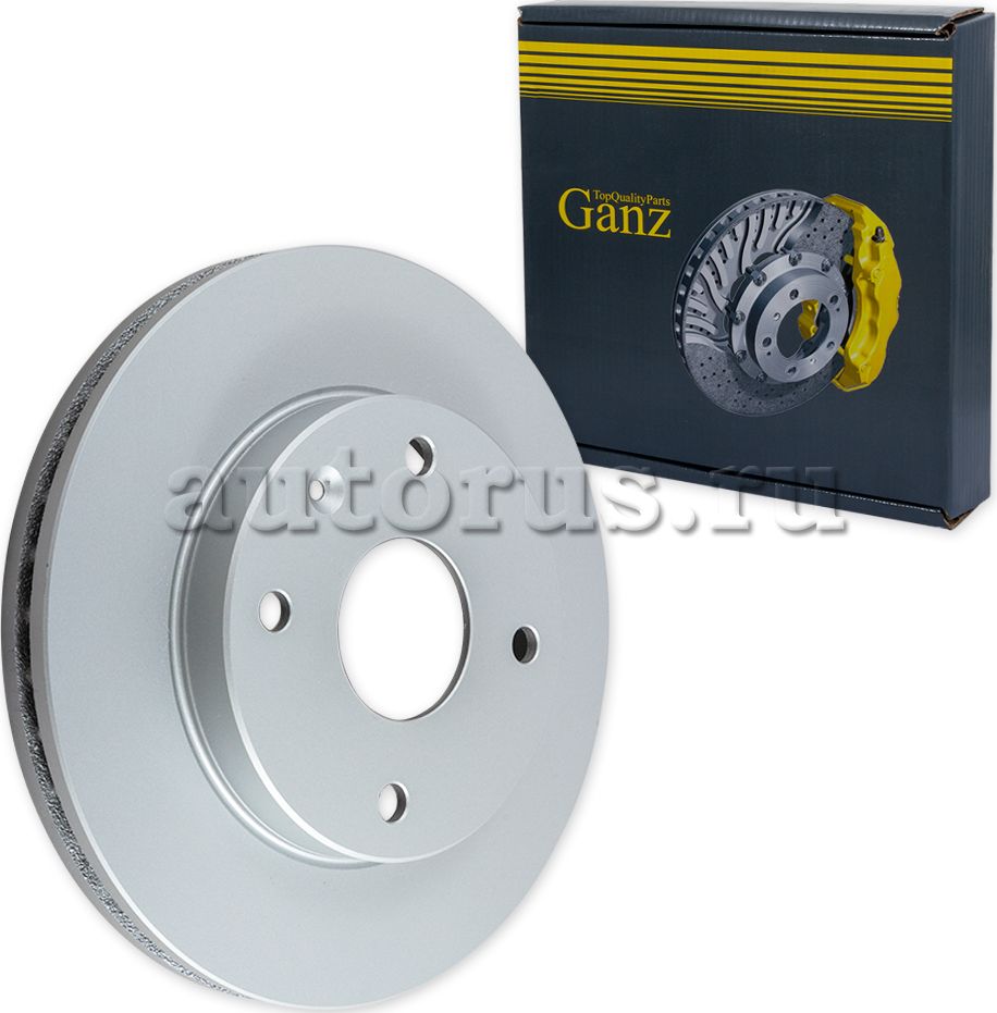 Диск тормозной передний с покрытием (Ganz). Артикул GIJ06081