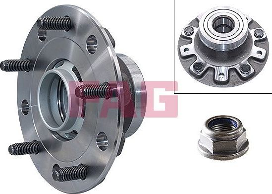 Ступица колеса с интегрированным подшипником Fag. Артикул 713 6789 20