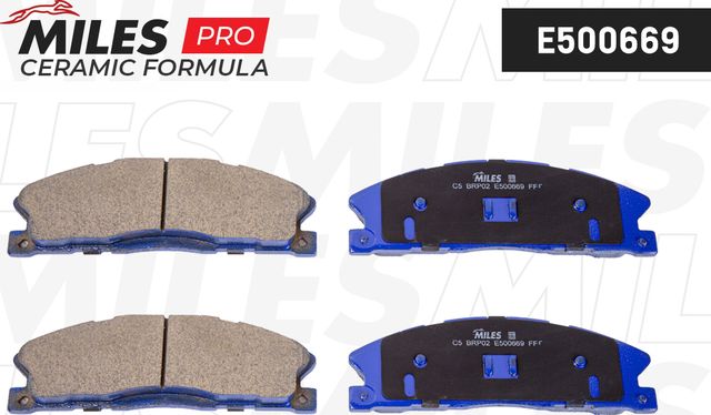 Тормозные колодки Miles для Ford Explorer V 2010-2019. Артикул E500669