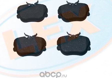 Тормозные колодки передние (LEX). Артикул 21055