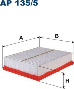 Воздушный фильтр Filtron для Renault Latitude I 2011-2015. Артикул AP 135/5