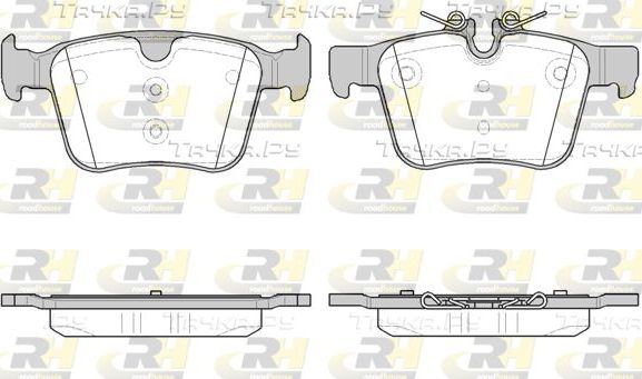Тормозные колодки RoadHouse задние для Land Rover Discovery Sport I 2014-2026. Артикул 21516.40