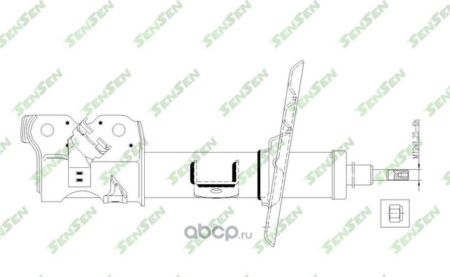 42141484 Амортизатор передний газовый правый Nissan Teana Cefiro Maxima J32 04 (Sensen). Артикул 42141484