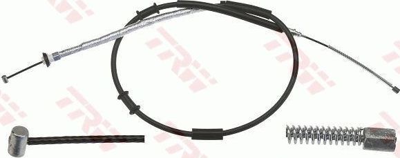 Трос ручника (тросик ручного тормоза) TRW. Артикул GCH452