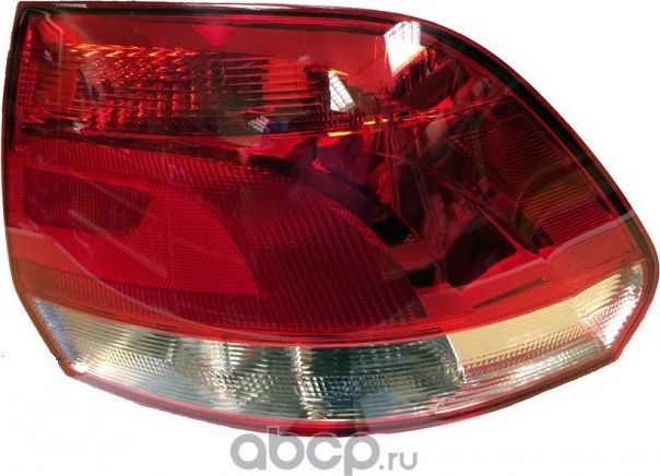 Фонарь задний правый VOLKSWAGEN POLO SEDAN 2013 (TYC). Артикул 11C655012B