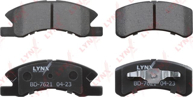 Тормозные колодки LYNXauto передние для Daihatsu Cuore VII (L276) 2006-2013. Артикул BD-7621