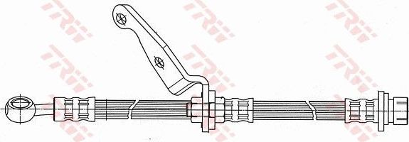 Тормозной шланг TRW передний правый для Honda CR-V I 1995-2002. Артикул PHD507