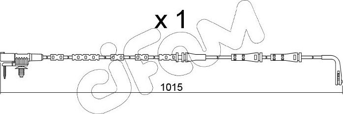 Датчик износа тормозных колодок  Metelli. Артикул SU.357