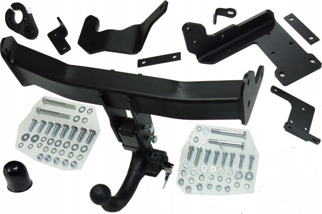 Фаркоп Steinhof для Hyundai Santa Fe IV до рестайлинга 2018-2020. Быстросъемный крюк. Артикул H-277