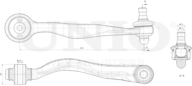 Рычаг подвески (Unio). Артикул SSP-40040