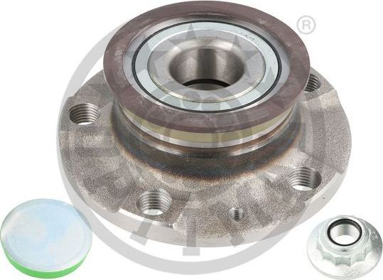 Ступица колеса с интегрированным подшипником Optimal задняя для Skoda Rapid I 2012-2019. Артикул 102078