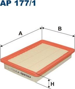 Воздушный фильтр Filtron. Артикул AP 173/6