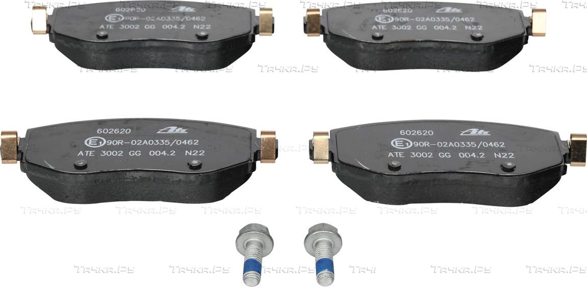 Тормозные колодки ATE передние для Renault Megane IV 2015-2026. Артикул 13.0460-2620.2