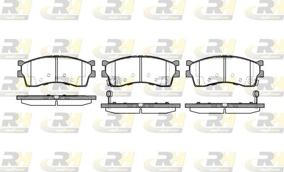 Тормозные колодки RoadHouse передние для Kia Shuma II 2001-2004. Артикул 2415.42