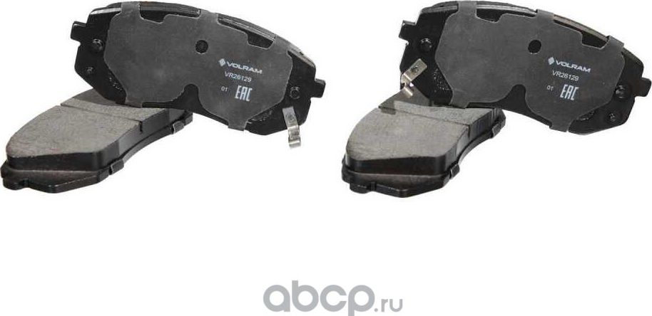 КОЛОДКИ ПЕРЕДНИЕ ДЛЯ А/М HYUNDAI TUCSON (15-) KIA SPORTAGE IV (15-) TC MANDO (Volram). Артикул VR26129